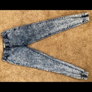 Jean joggers